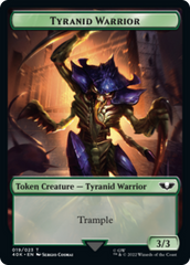 Tyranid (17) // Tyranid Warrior Double-Sided Token [Warhammer 40,000 Tokens] | Game Master's Emporium (The New GME)