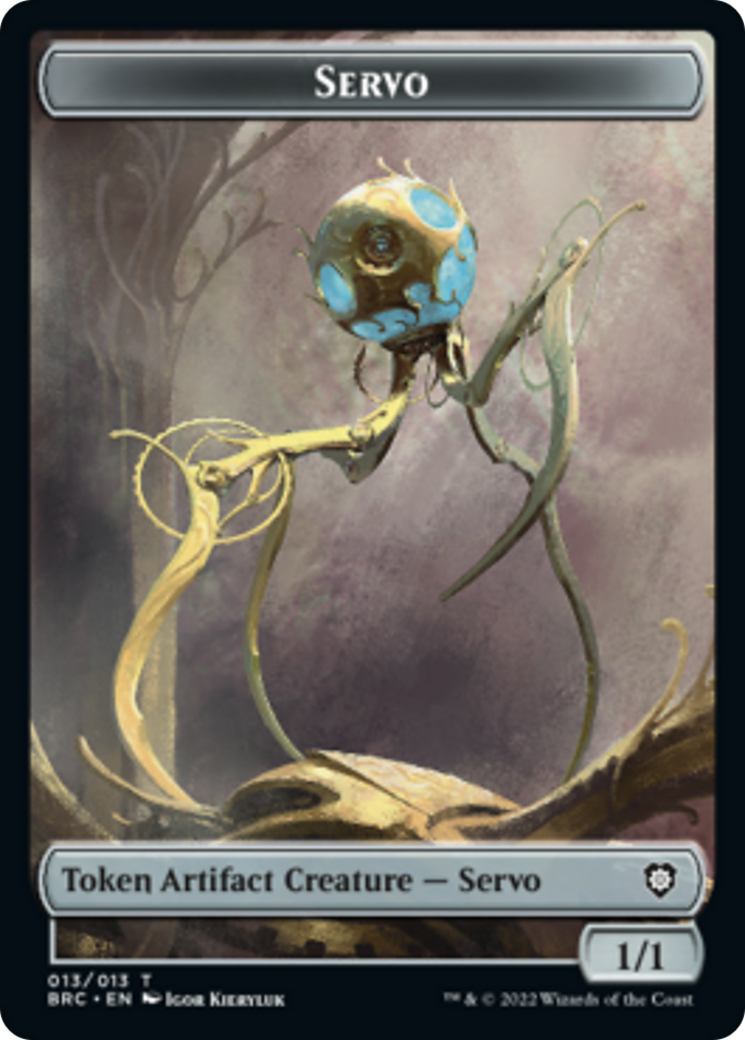Servo // Construct (005) Double-Sided Token [The Brothers' War Commander Tokens] | Game Master's Emporium (The New GME)