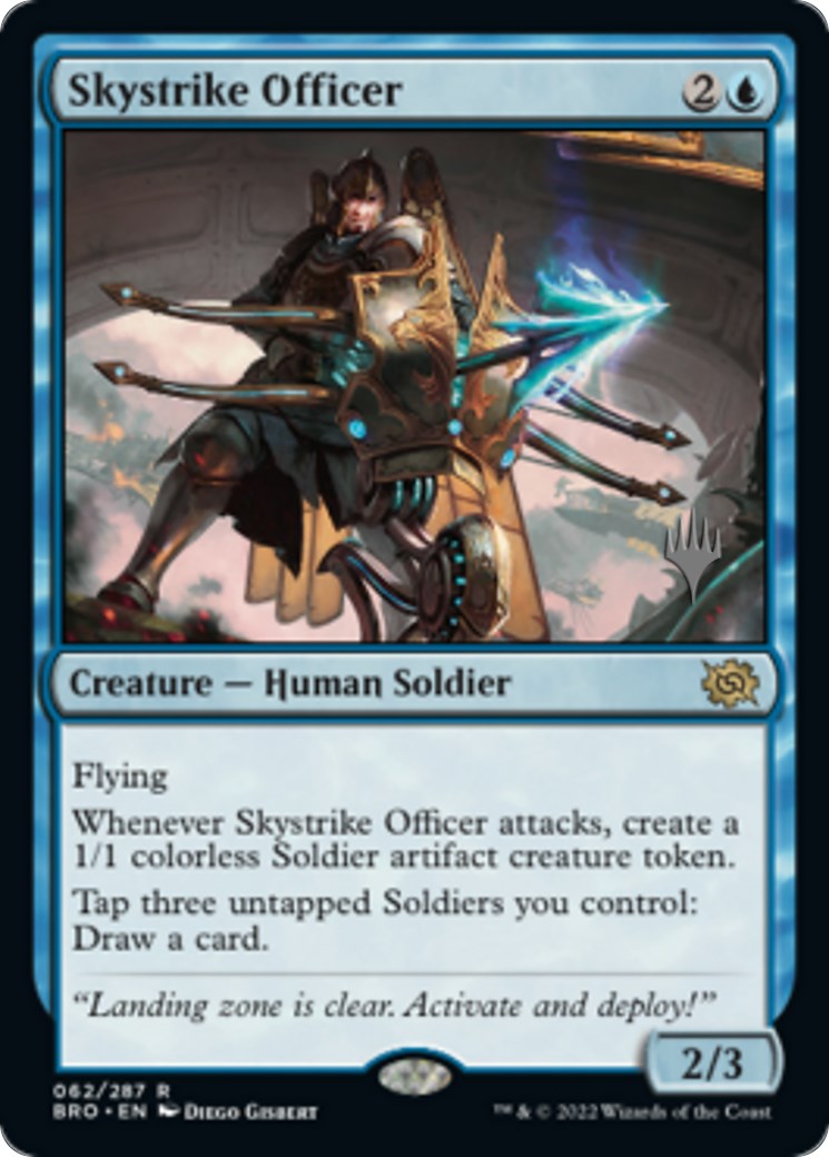 Skystrike Officer (Promo Pack) [The Brothers' War Promos] | Game Master's Emporium (The New GME)