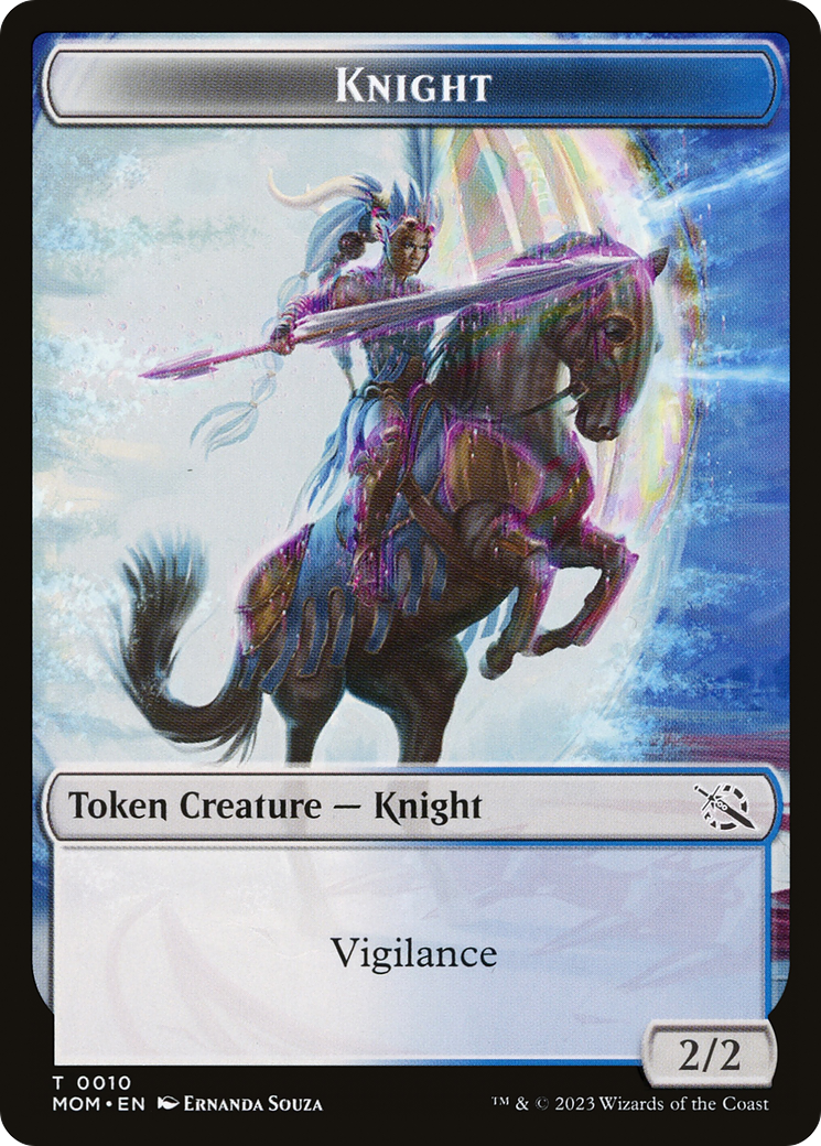 First Mate Ragavan // Knight Double-Sided Token [March of the Machine Tokens] | Game Master's Emporium (The New GME)