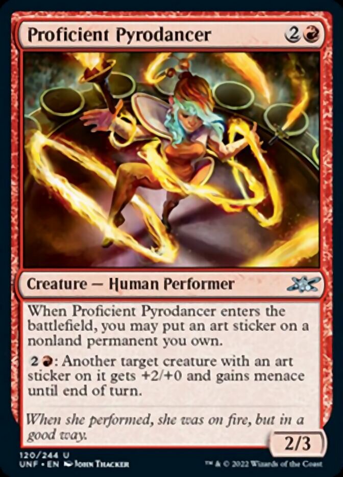 Proficient Pyrodancer [Unfinity] | Game Master's Emporium (The New GME)