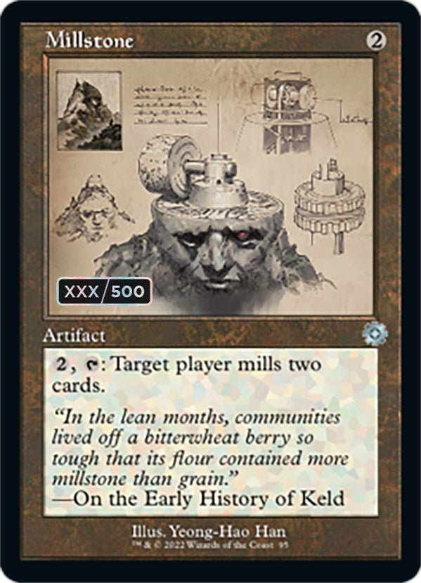 Millstone (Retro Schematic) (Serialized) [The Brothers' War Retro Artifacts] | Game Master's Emporium (The New GME)