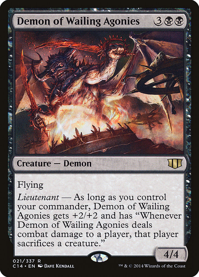 Demon of Wailing Agonies [Commander 2014] | Game Master's Emporium (The New GME)
