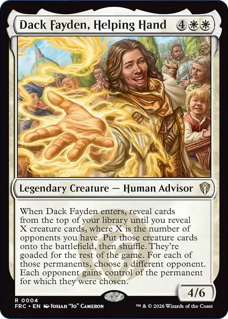 Dack Fayden, Helping Hand [Reality Fracture Commander] | Game Master's Emporium (The New GME)