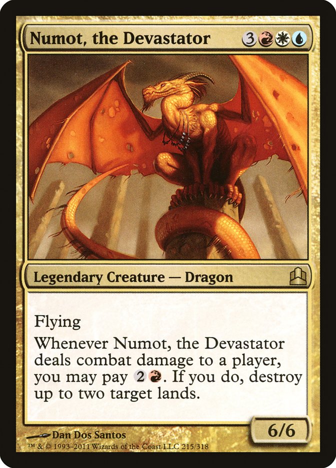 Numot, the Devastator [Commander 2011] | Game Master's Emporium (The New GME)
