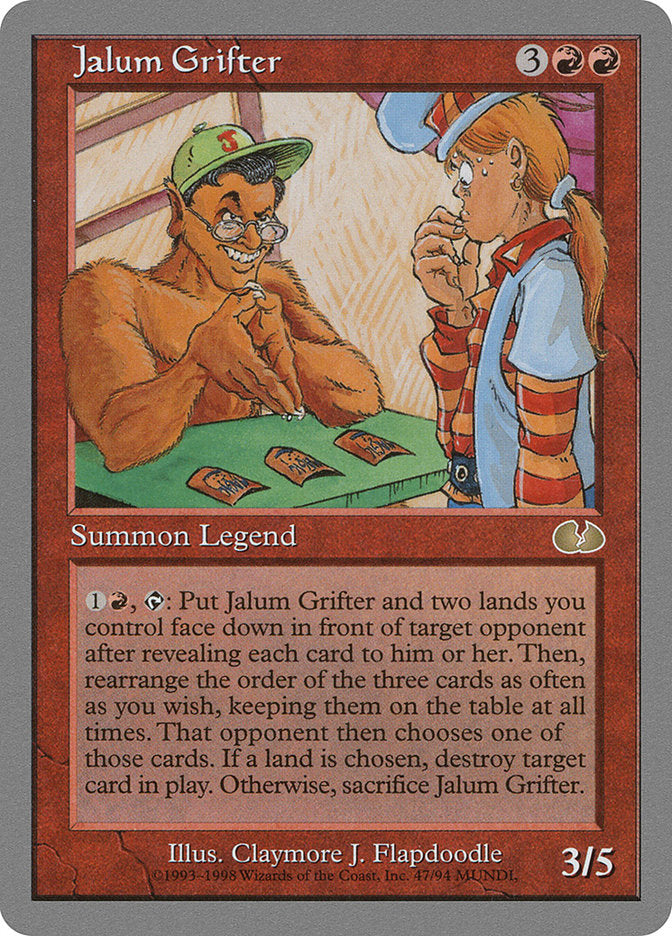 Jalum Grifter [Unglued] | Game Master's Emporium (The New GME)