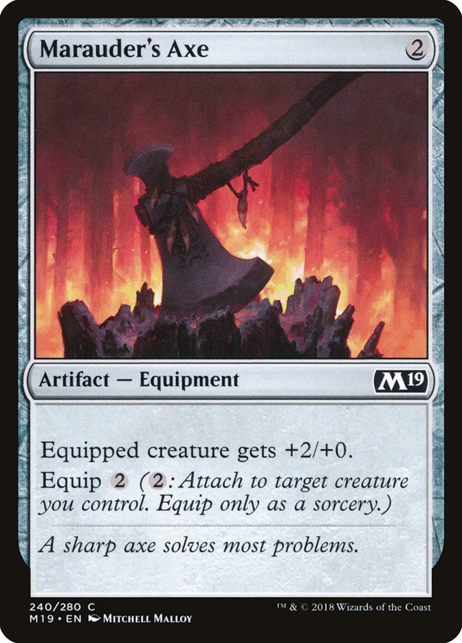 Marauder's Axe [Core Set 2019] | Game Master's Emporium (The New GME)