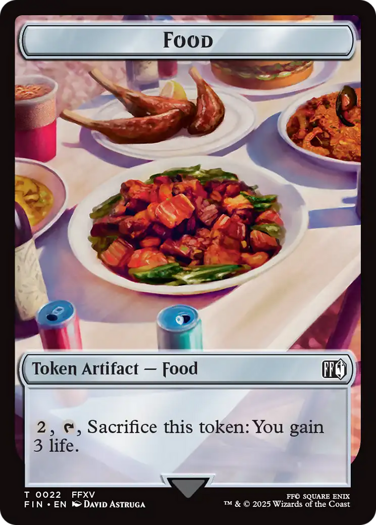 Hero (0002) // Food Double-Sided Token [FINAL FANTASY Tokens] | Game Master's Emporium (The New GME)
