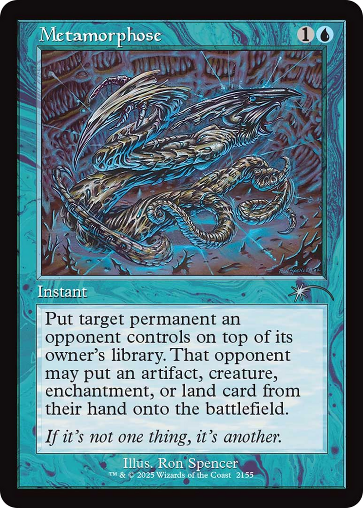 Metamorphose (Retro Frame) [Secret Lair Drop Series] | Game Master's Emporium (The New GME)