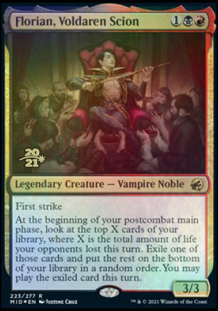 Florian, Voldaren Scion [Innistrad: Midnight Hunt Prerelease Promos] | Game Master's Emporium (The New GME)