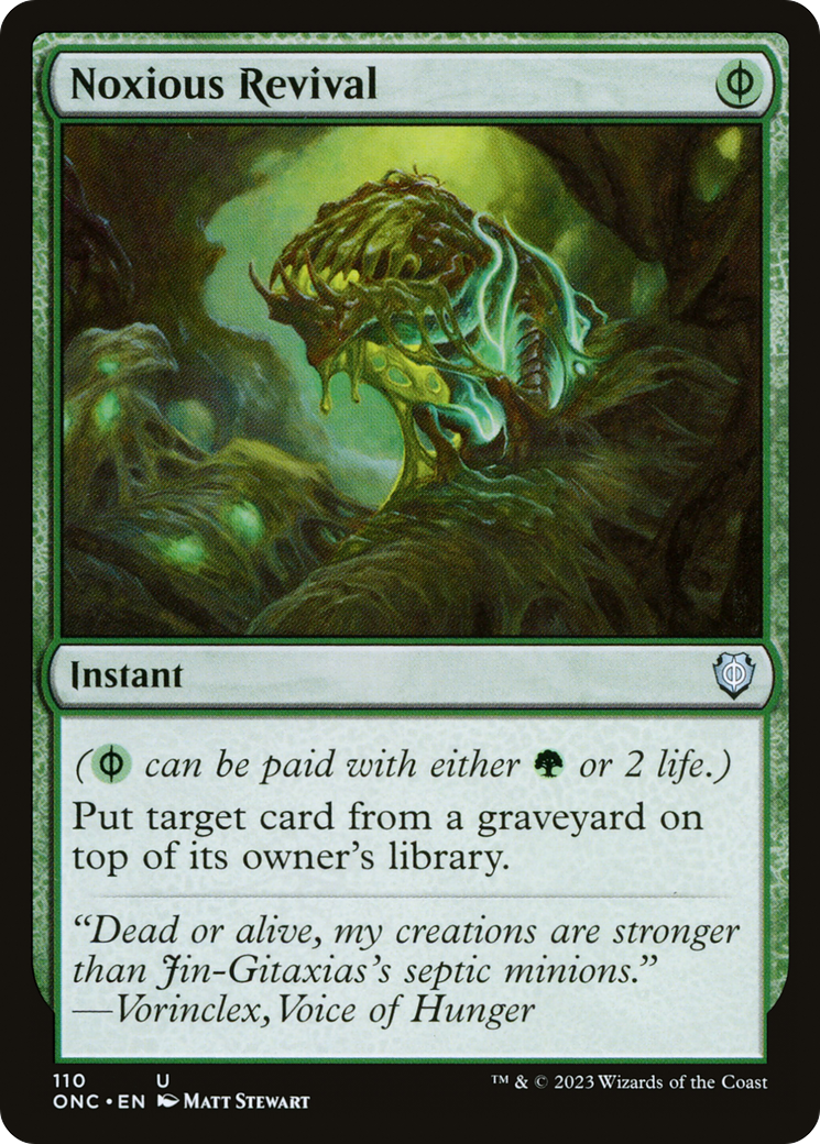 Noxious Revival [Phyrexia: All Will Be One Commander] | Game Master's Emporium (The New GME)