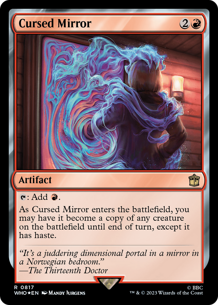 Cursed Mirror (Surge Foil) [Doctor Who] | Game Master's Emporium (The New GME)