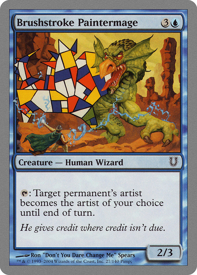 Brushstroke Paintermage [Unhinged] | Game Master's Emporium (The New GME)