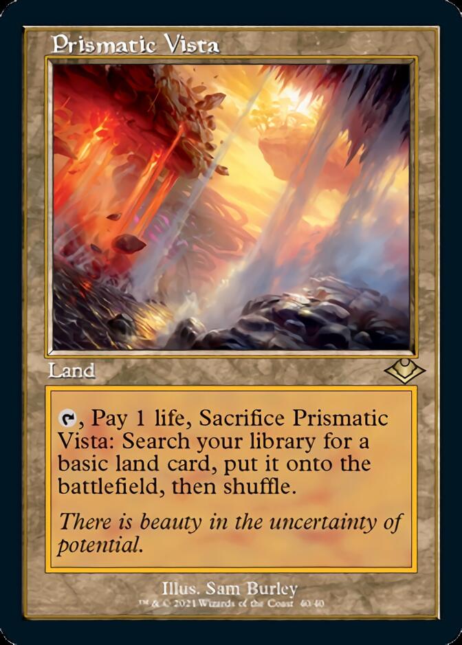 Prismatic Vista (Retro Foil Etched) [Modern Horizons] | Game Master's Emporium (The New GME)
