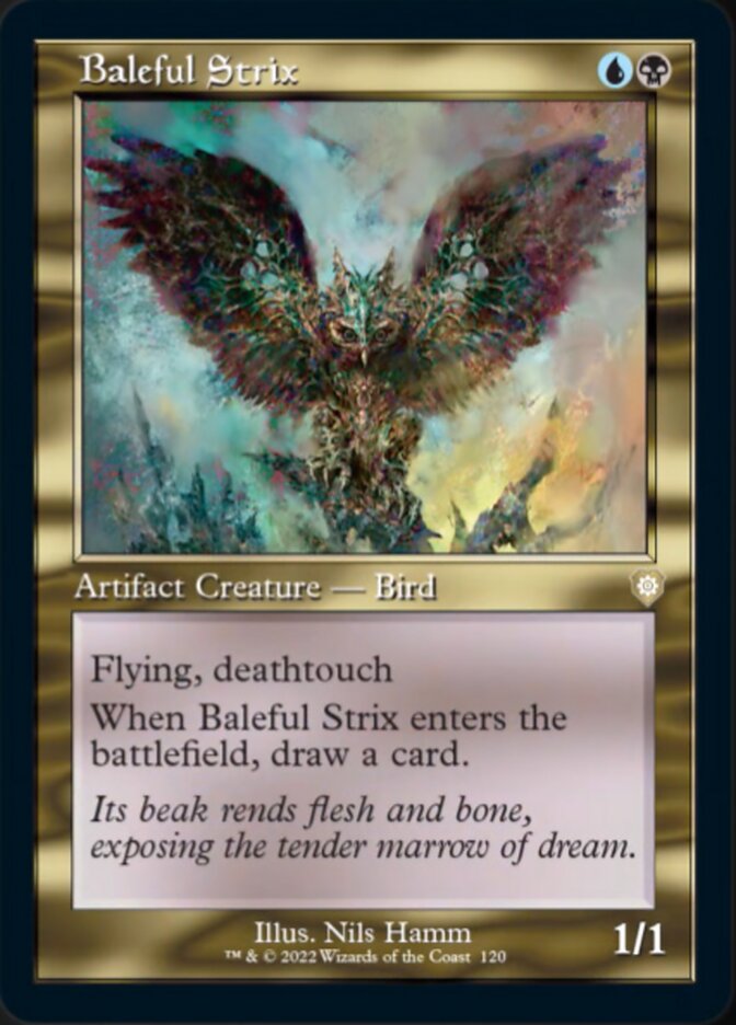 Baleful Strix (Retro) [The Brothers' War Commander] | Game Master's Emporium (The New GME)