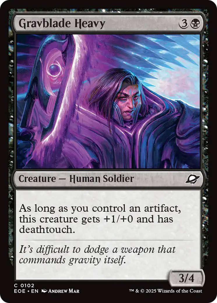 Gravblade Heavy [Edge of Eternities] | Game Master's Emporium (The New GME)