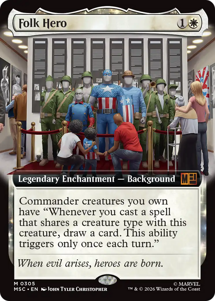 Folk Hero (Extended Art) [Marvel Super Heroes Commander] | Game Master's Emporium (The New GME)