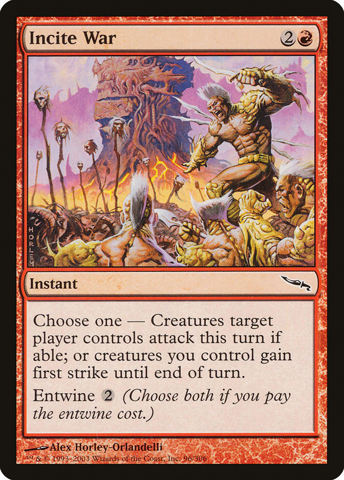 Incite War [Mirrodin] | Game Master's Emporium (The New GME)