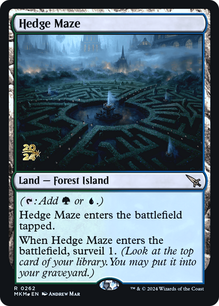 Hedge Maze [Murders at Karlov Manor Prerelease Promos] | Game Master's Emporium (The New GME)