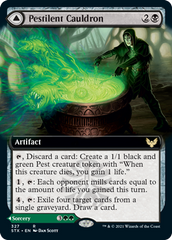 Pestilent Cauldron // Restorative Burst (Extended Art) [Strixhaven: School of Mages] | Game Master's Emporium (The New GME)