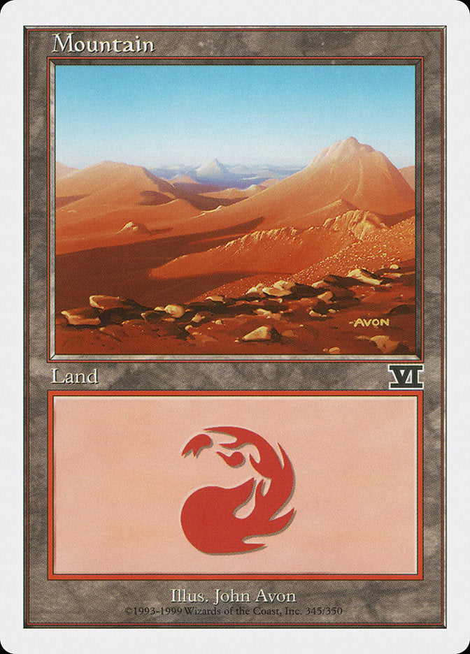 Mountain (345) [Classic Sixth Edition] | Game Master's Emporium (The New GME)