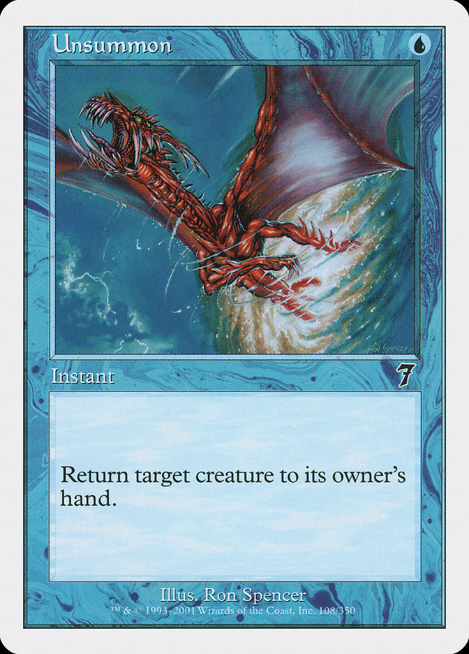 Unsummon [Seventh Edition] | Game Master's Emporium (The New GME)