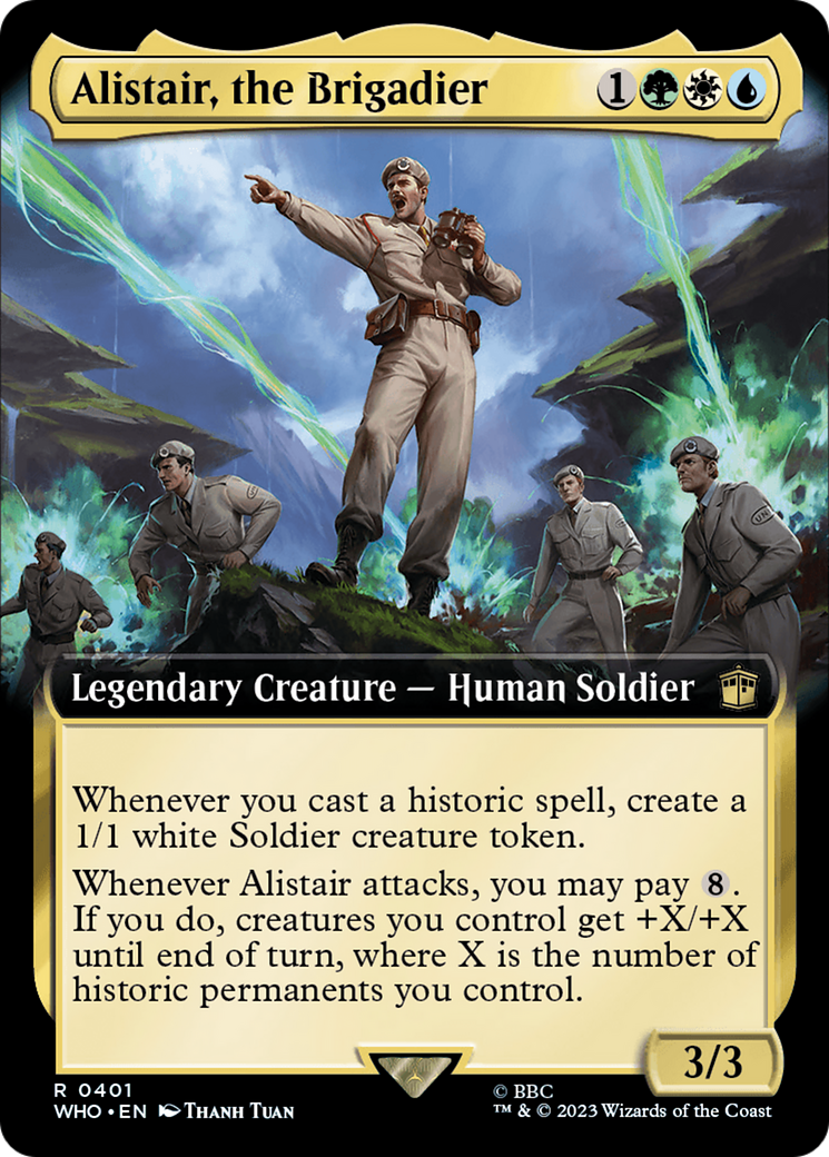 Alistair, the Brigadier (Extended Art) [Doctor Who] | Game Master's Emporium (The New GME)