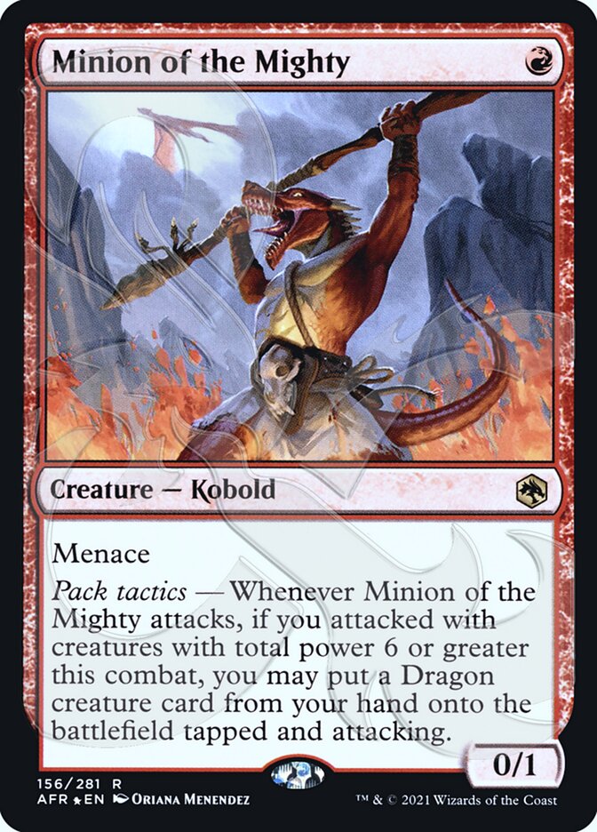 Minion of the Mighty (Ampersand Promo) [Dungeons & Dragons: Adventures in the Forgotten Realms Promos] | Game Master's Emporium (The New GME)