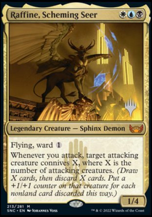 Raffine, Scheming Seer (Promo Pack) [Streets of New Capenna Promos] | Game Master's Emporium (The New GME)