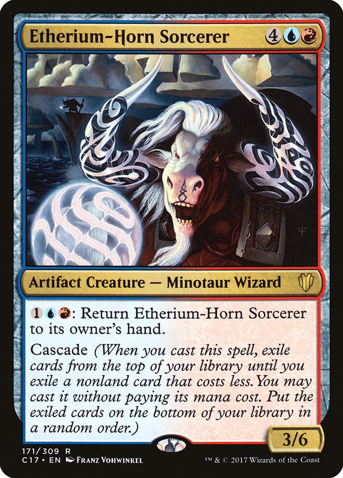 Etherium-Horn Sorcerer [Commander 2017] | Game Master's Emporium (The New GME)