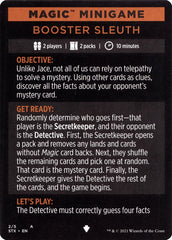 Booster Sleuth (Magic Minigame) [Strixhaven: School of Mages Minigame] | Game Master's Emporium (The New GME)