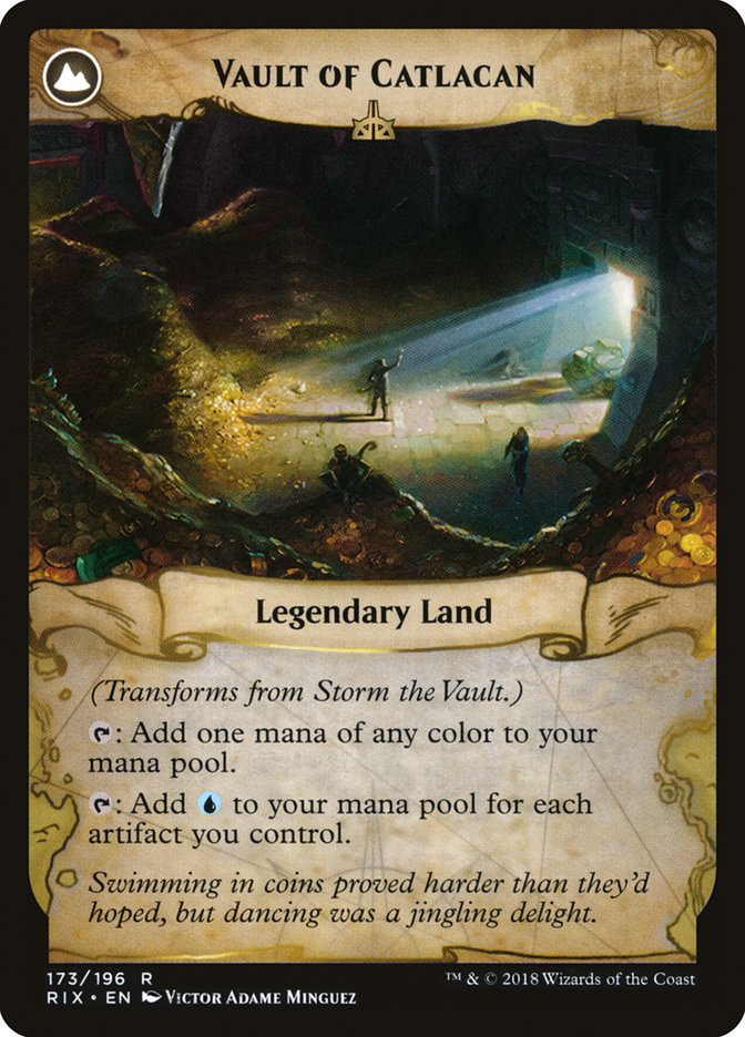 Storm the Vault // Vault of Catlacan [Rivals of Ixalan] | Game Master's Emporium (The New GME)