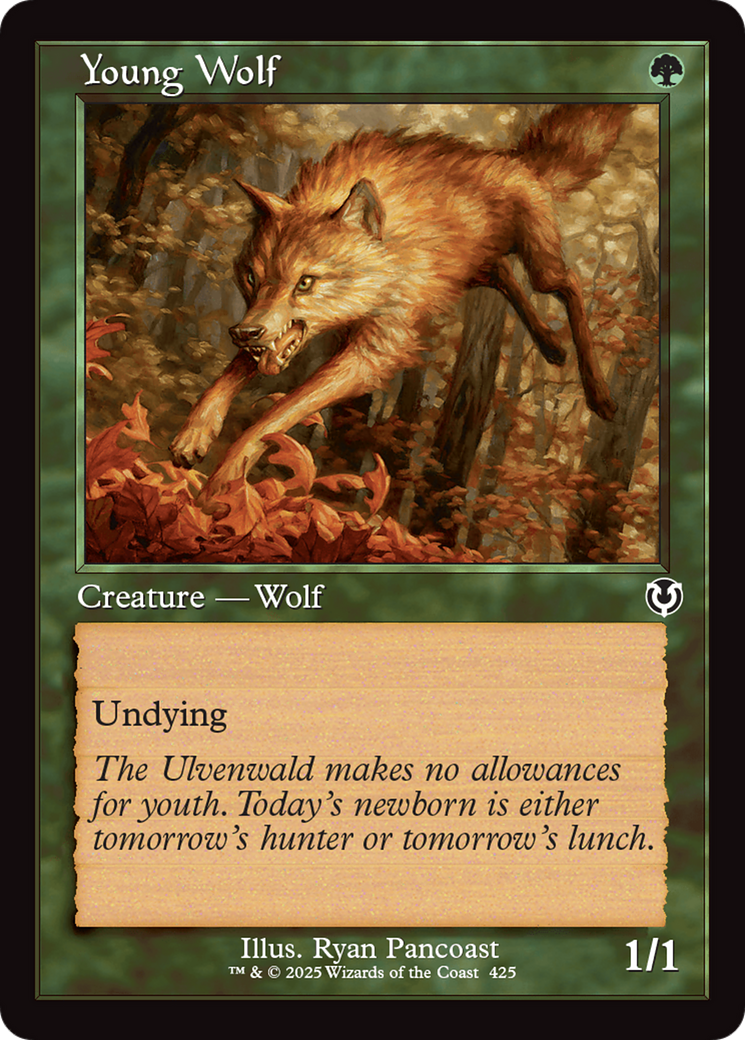 Young Wolf (Retro Frame) [Innistrad Remastered] | Game Master's Emporium (The New GME)