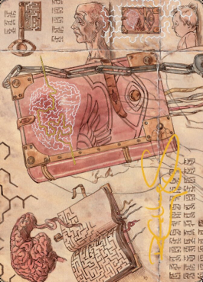 Mazemind Tome Art Card (Gold-Stamped Signature) [The Brothers' War Art Series] | Game Master's Emporium (The New GME)