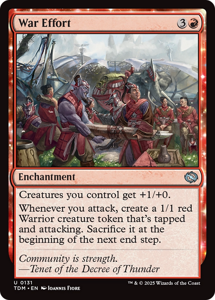 War Effort [Tarkir: Dragonstorm] | Game Master's Emporium (The New GME)