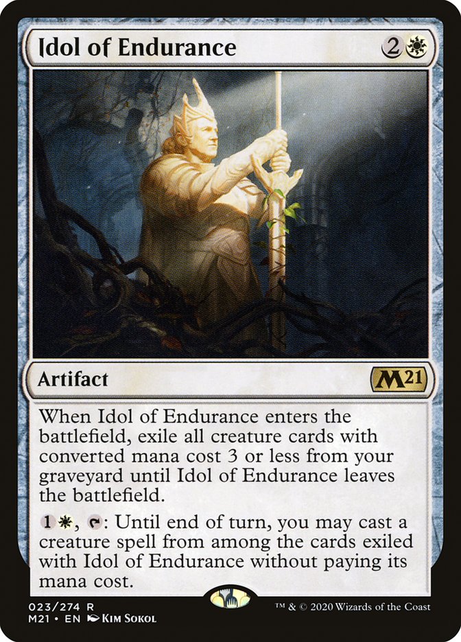 Idol of Endurance [Core Set 2021] | Game Master's Emporium (The New GME)