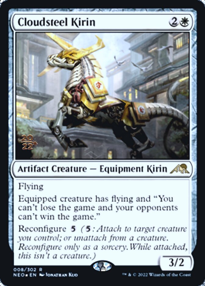 Cloudsteel Kirin [Kamigawa: Neon Dynasty Prerelease Promos] | Game Master's Emporium (The New GME)