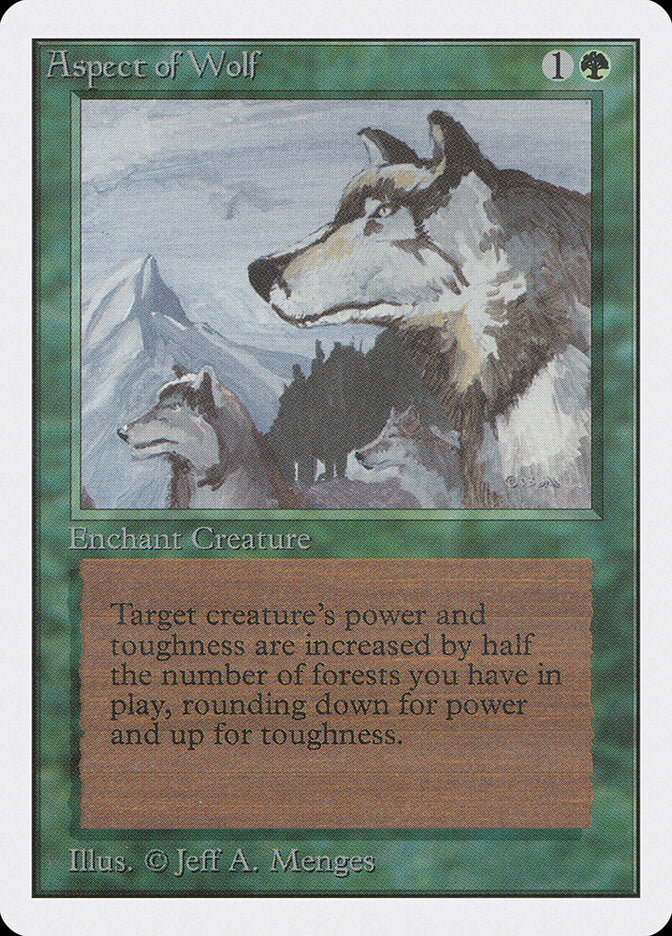 Aspect of Wolf [Unlimited Edition] | Game Master's Emporium (The New GME)