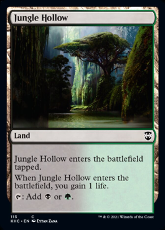 Jungle Hollow [Kaldheim Commander] | Game Master's Emporium (The New GME)