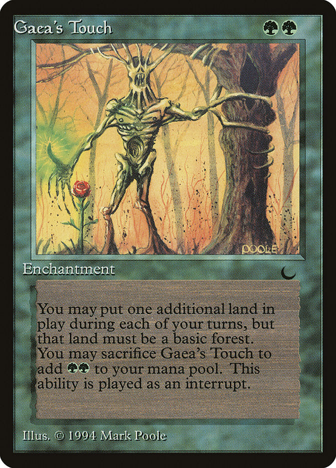 Gaea's Touch (Misprinted) [The Dark] | Game Master's Emporium (The New GME)
