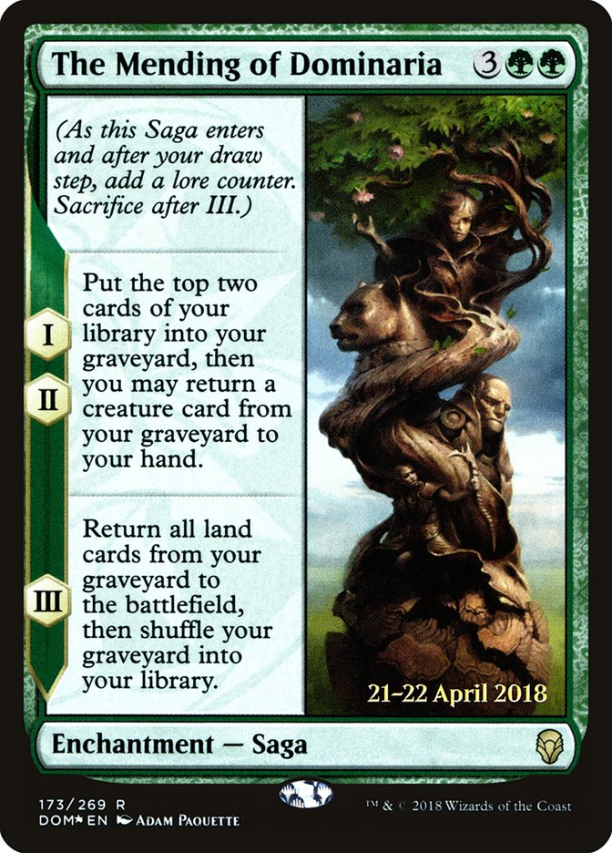 The Mending of Dominaria [Dominaria Prerelease Promos] | Game Master's Emporium (The New GME)