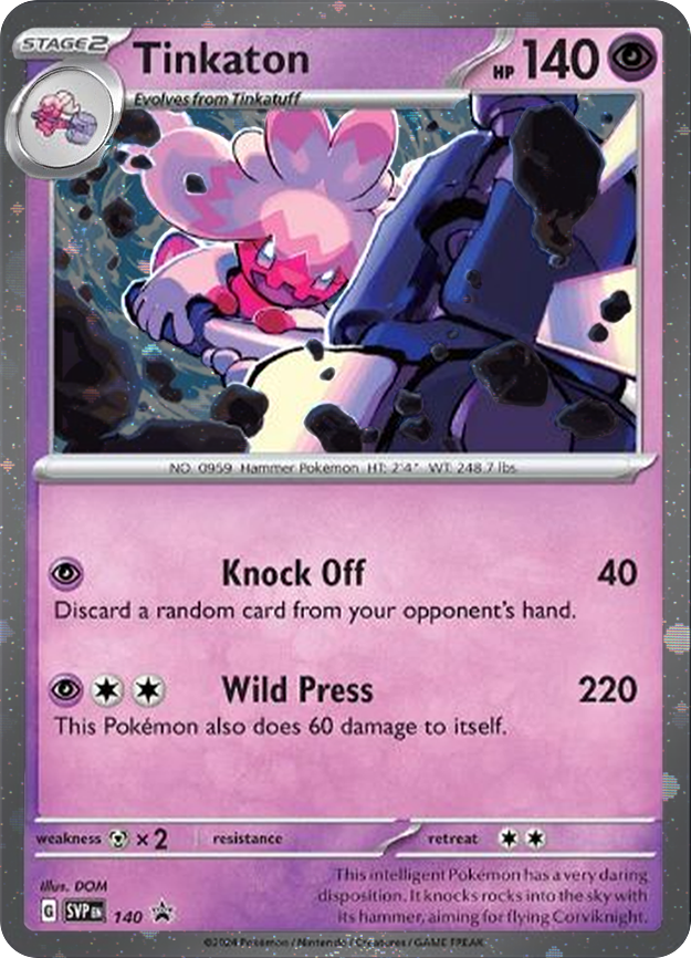 Tinkaton (SVP140) (Cosmos Holo) [Scarlet & Violet Promo Cards] | Game Master's Emporium (The New GME)