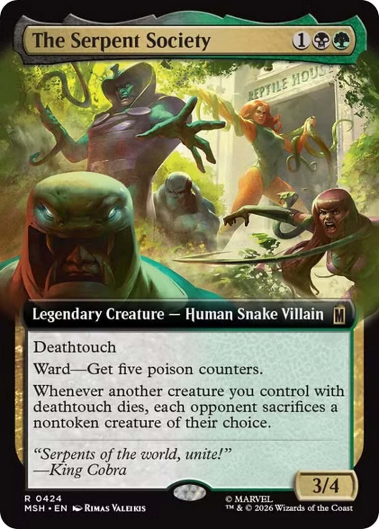 The Serpent Society (Extended Art) [Marvel Super Heroes] | Game Master's Emporium (The New GME)