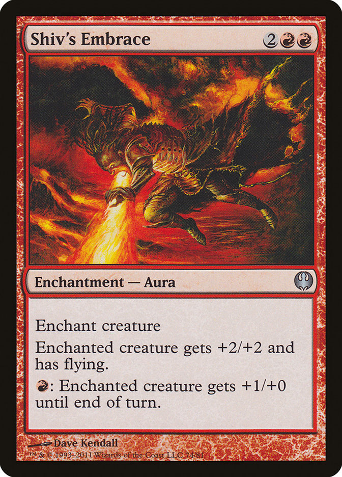 Shiv's Embrace [Duel Decks: Knights vs. Dragons] | Game Master's Emporium (The New GME)