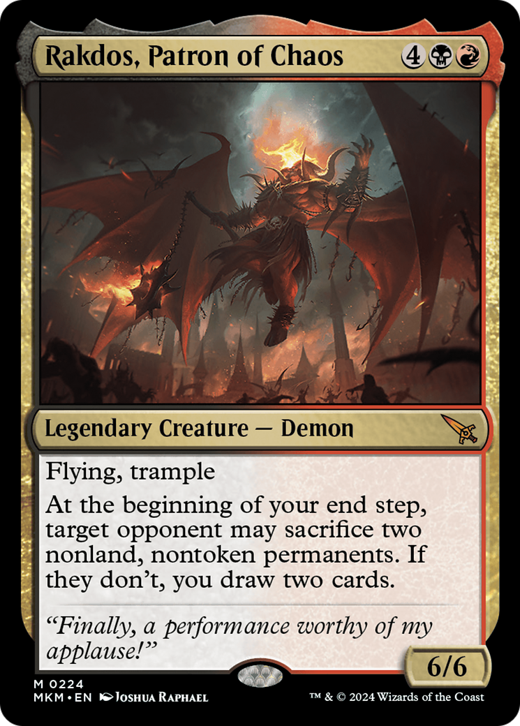 Rakdos, Patron of Chaos [Murders at Karlov Manor] | Game Master's Emporium (The New GME)