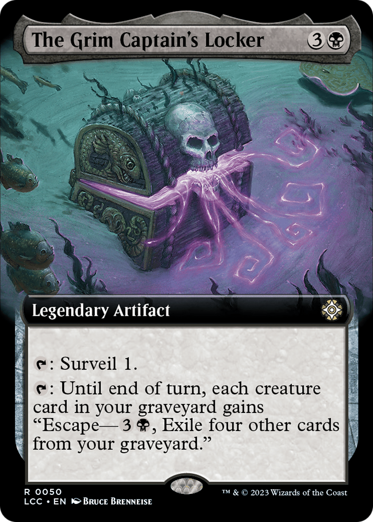 The Grim Captain's Locker (Extended Art) [The Lost Caverns of Ixalan Commander] | Game Master's Emporium (The New GME)
