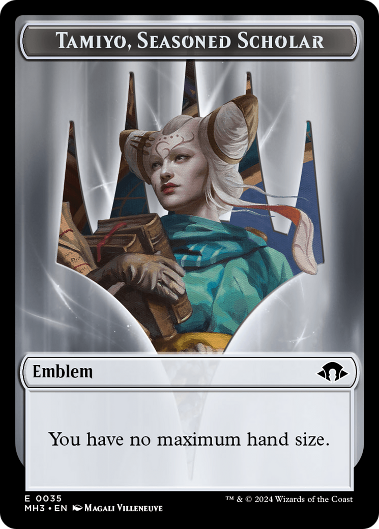 Tamiyo, Seasoned Scholar Token [Modern Horizons 3 Tokens] | Game Master's Emporium (The New GME)