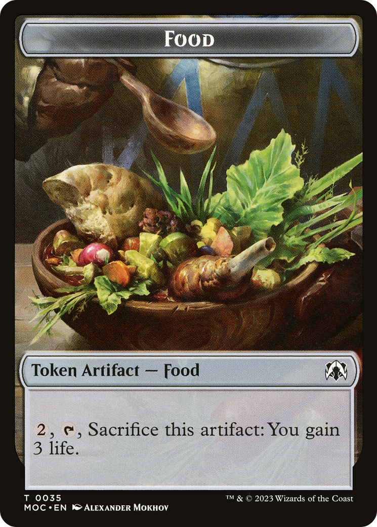 Food Token [March of the Machine Commander Tokens] | Game Master's Emporium (The New GME)