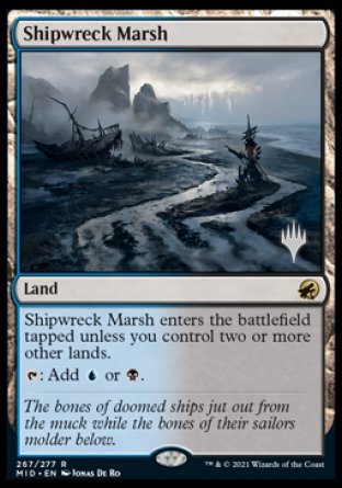 Shipwreck Marsh (Promo Pack) [Innistrad: Midnight Hunt Promos] | Game Master's Emporium (The New GME)