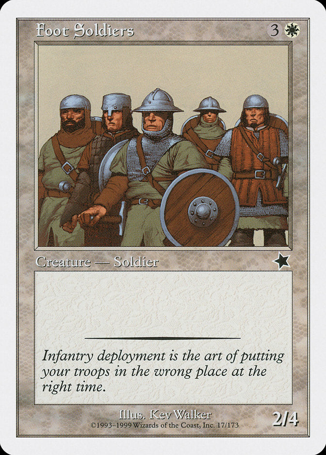 Foot Soldiers [Starter 1999] | Game Master's Emporium (The New GME)